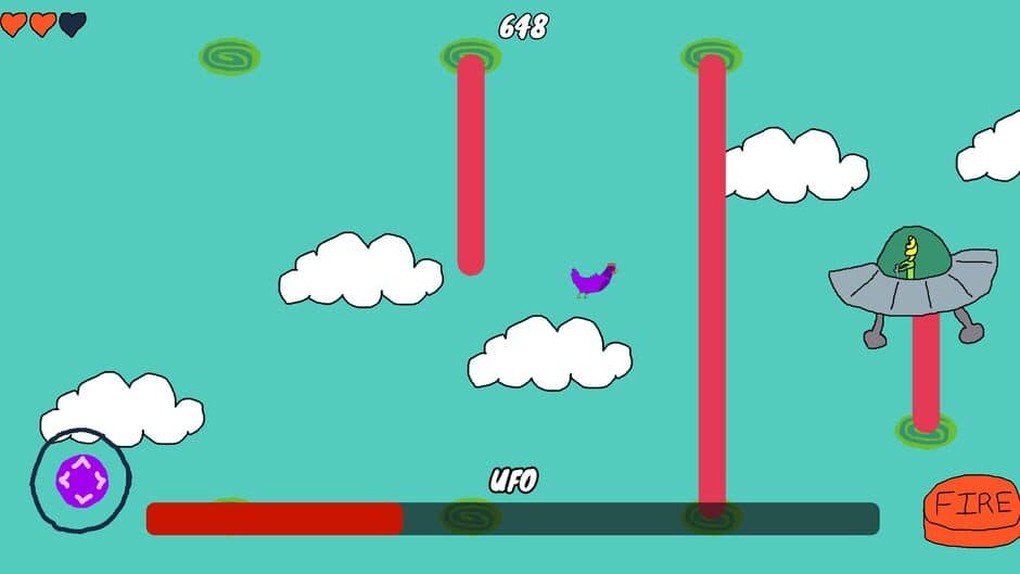 Скриншот 1 из Chicken Flight