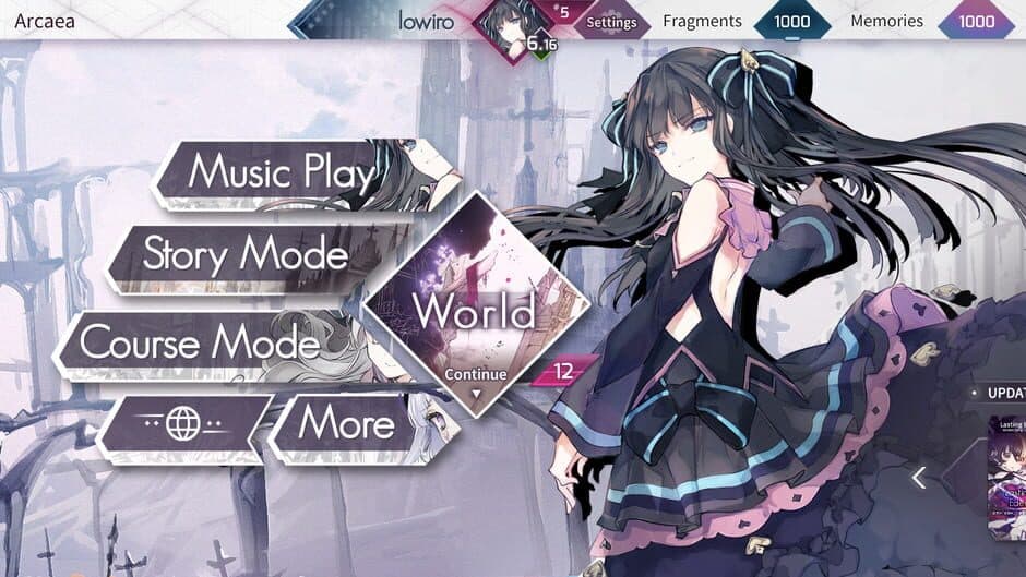 Скриншот 2 из Arcaea