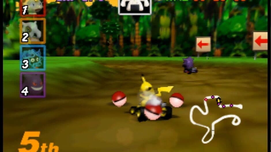 Скриншот 4 из Pokémon Kart 64