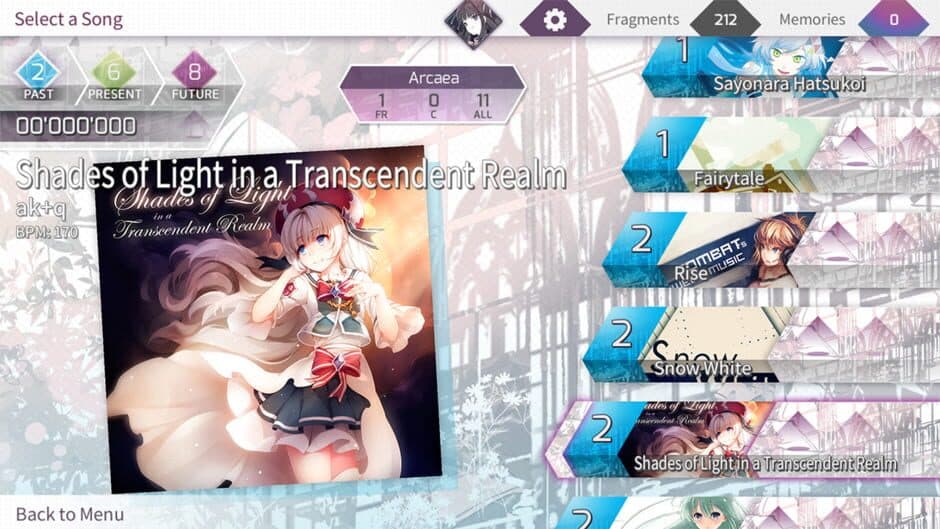 Скриншот 1 из Arcaea