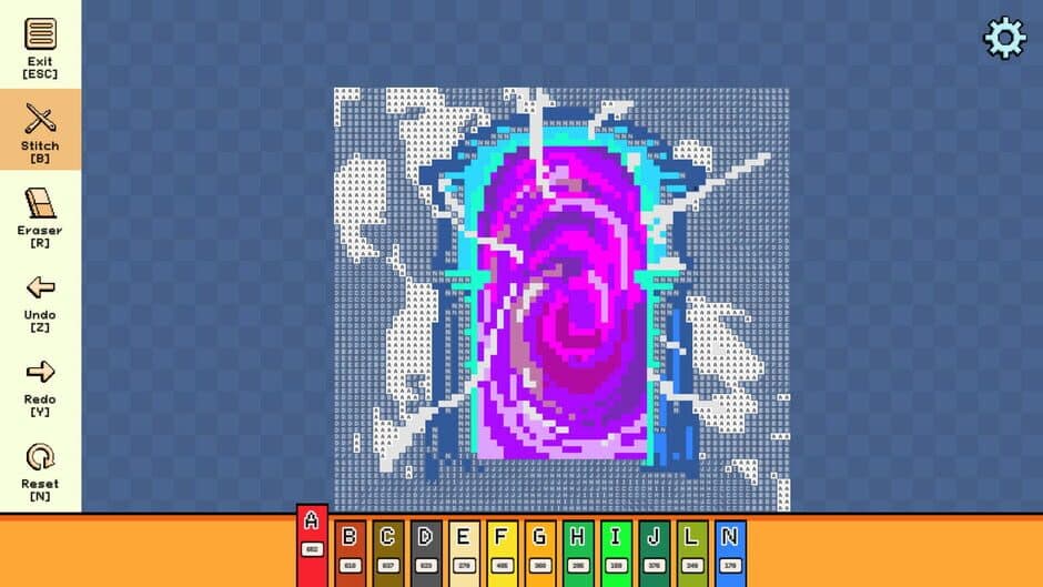 Скриншот 1 из Pixel Cross Stitch: Color by Number - Enchanted Worlds Pack