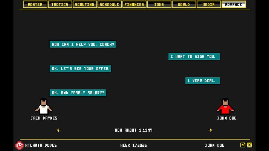 Скриншот 1 из Retro Basketball Manager