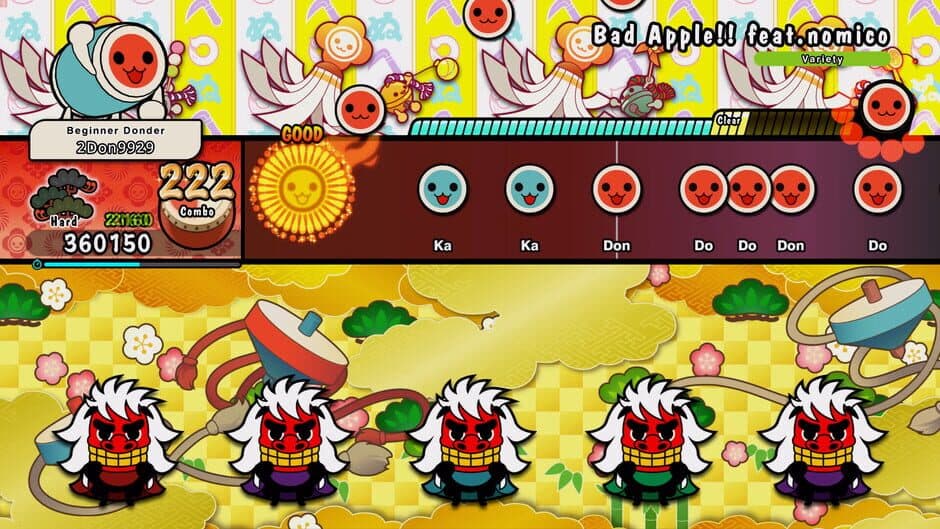 Скриншот 1 из Taiko no Tatsujin: Rhythm Festival - Touhou Project Arrangements Pack Vol. 2