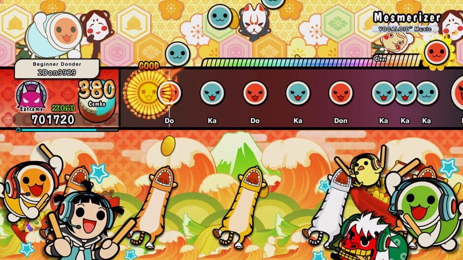 Скриншот 1 из Taiko no Tatsujin: Rhythm Festival - Kasane Teto Pack