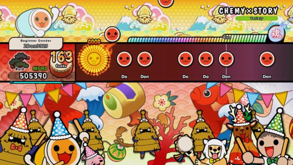 Скриншот 1 из Taiko no Tatsujin: Rhythm Festival - Kamen Rider Opening Theme Songs Pack