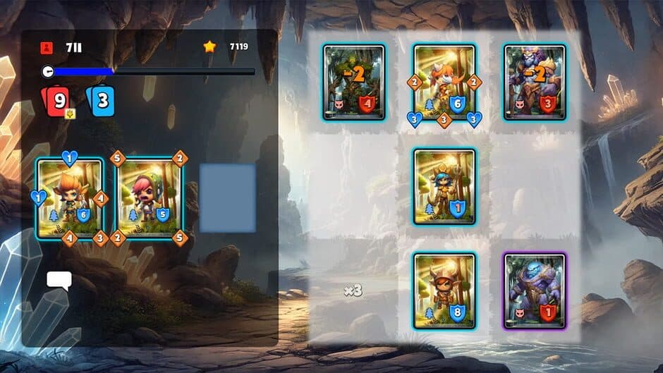 Скриншот 3 из Tiny Titans: Card Rumble