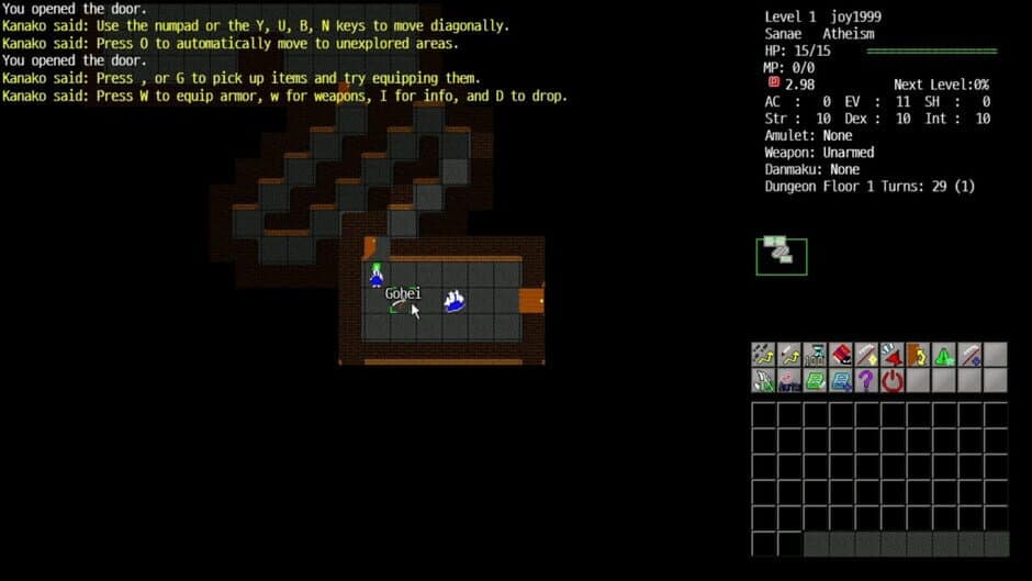 Скриншот 1 из Touhou Crawl
