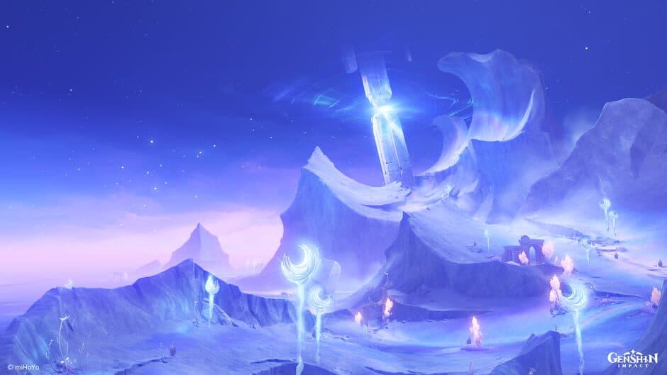 Скриншот 1 из Genshin Impact: A Dance of Snowy Tides and Hoarfrost Groves