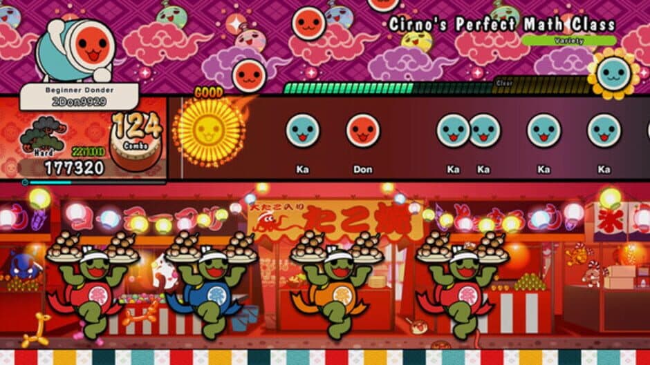 Скриншот 1 из Taiko no Tatsujin: Rhythm Festival - Touhou Project Arrangements Pack Vol. 1