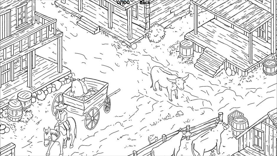 Скриншот 1 из Find Meow in Wild West