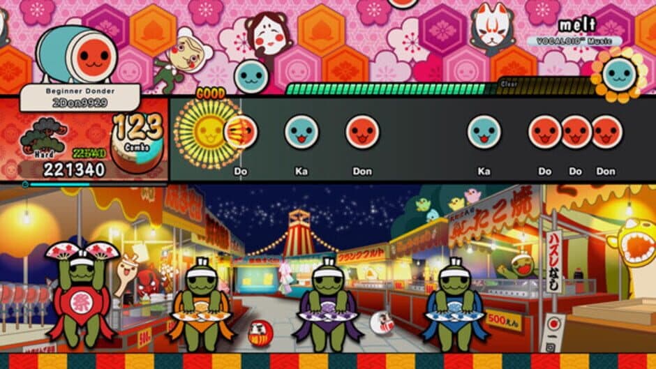 Скриншот 1 из Taiko no Tatsujin: Rhythm Festival - Hatsune Miku Pack Vol. 3