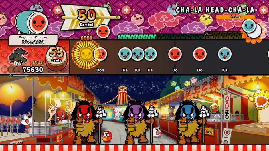 Скриншот 1 из Taiko no Tatsujin: Rhythm Festival - Dragon Ball Anime Songs Pack