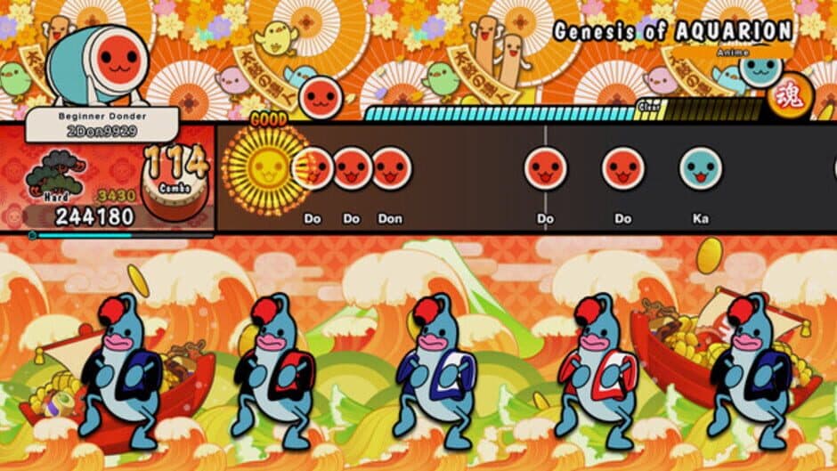 Скриншот 1 из Taiko no Tatsujin: Rhythm Festival - Anime Pack Vol. 3