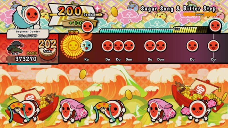 Скриншот 1 из Taiko no Tatsujin: Rhythm Festival - Anime Pack Vol. 4