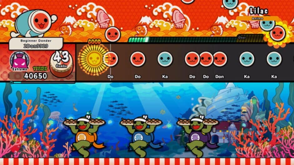 Скриншот 1 из Taiko no Tatsujin: Rhythm Festival - Anime Pack Vol. 5