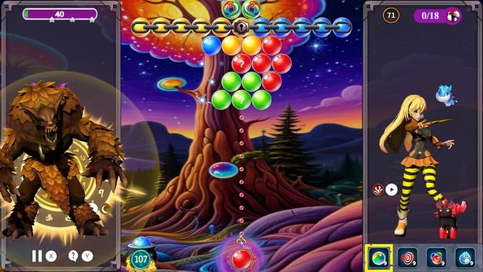 Скриншот 3 из Bubble Wizard IV Saga