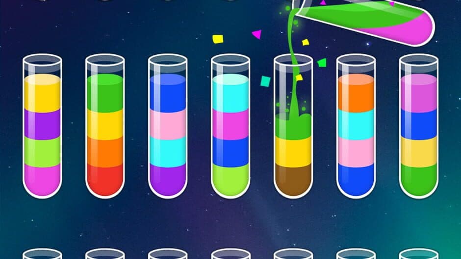 Скриншот 2 из Water Sort: Color Puzzle Game