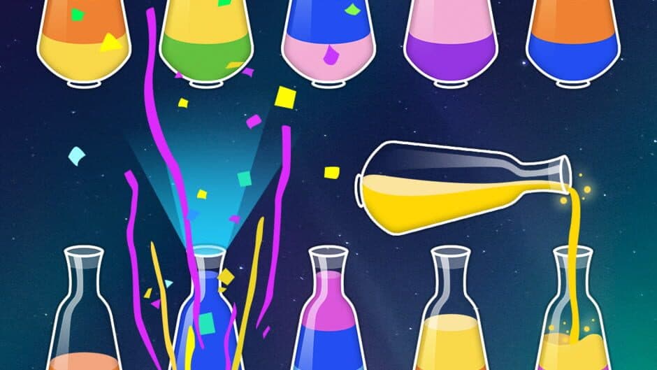 Скриншот 5 из Water Sort: Color Puzzle Game