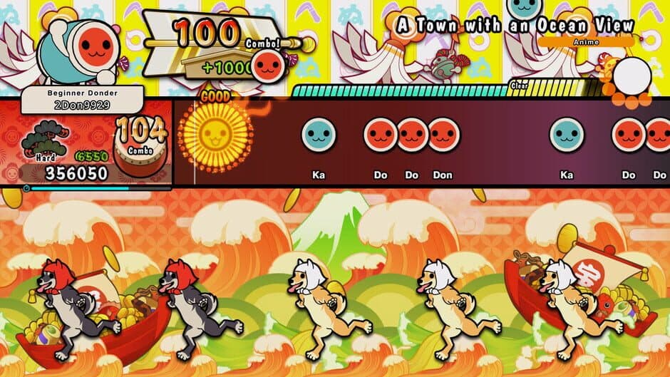 Скриншот 1 из Taiko no Tatsujin: Rhythm Festival - Studio Ghibli Pack