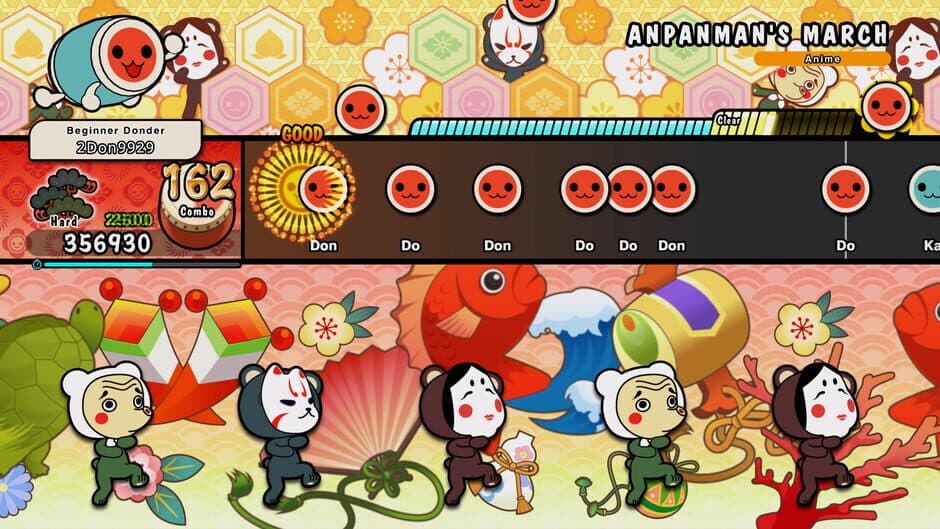 Скриншот 1 из Taiko no Tatsujin: Rhythm Festival - Kids' Pack Vol. 1