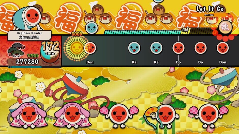 Скриншот 1 из Taiko no Tatsujin: Rhythm Festival - Kids' Pack Vol. 3