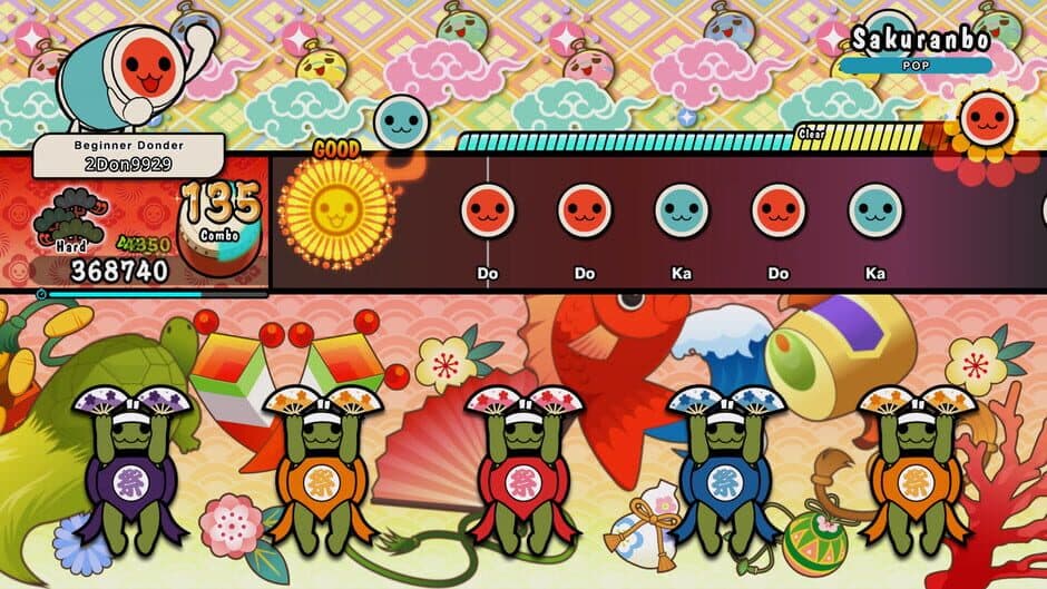Скриншот 1 из Taiko no Tatsujin: Rhythm Festival - 2000s Pops Pack