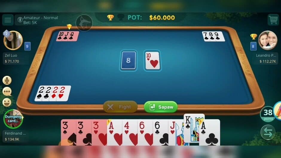 Скриншот 1 из Tongits ZingPlay: Card Game