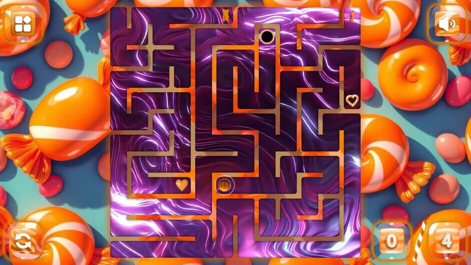 Скриншот 1 из Sweetie Candy Maze: Orange