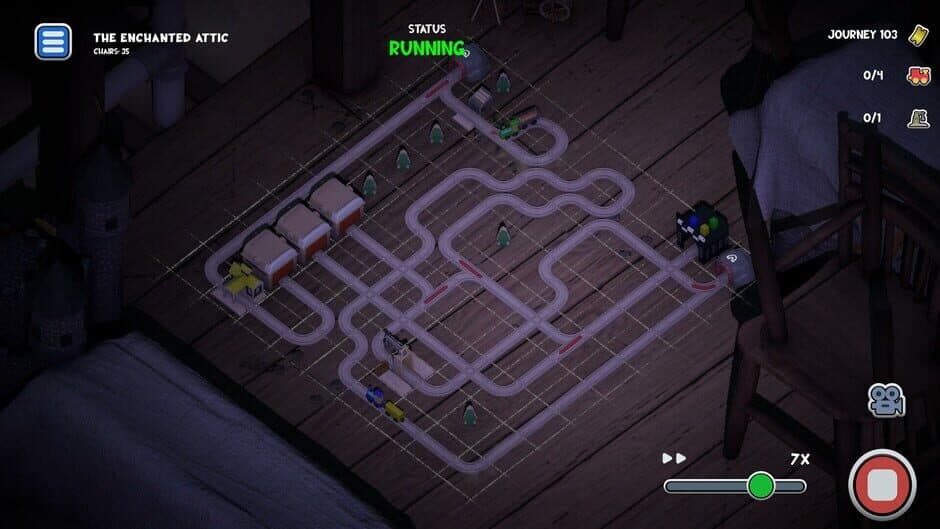 Скриншот 3 из Teeny Tiny Trains: The Enchanted Attic