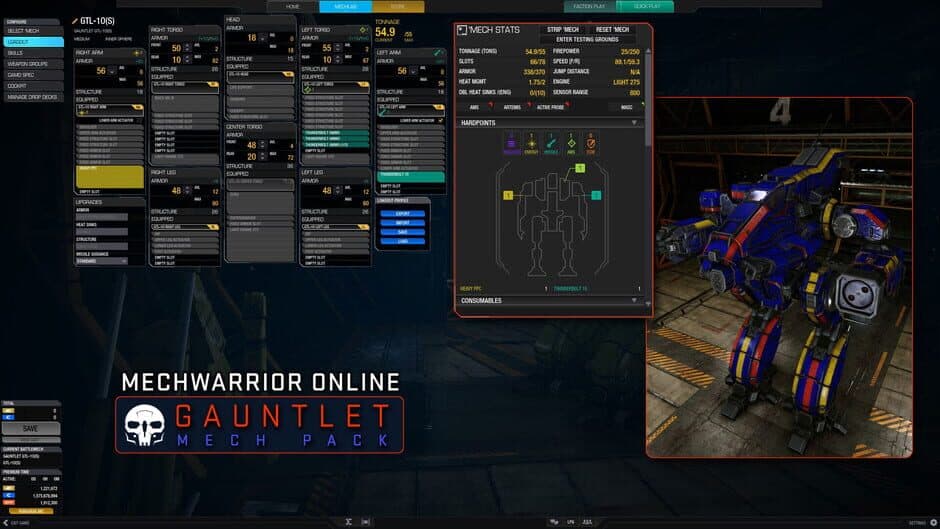 Скриншот 1 из MechWarrior Online: Gauntlet Mech Pack