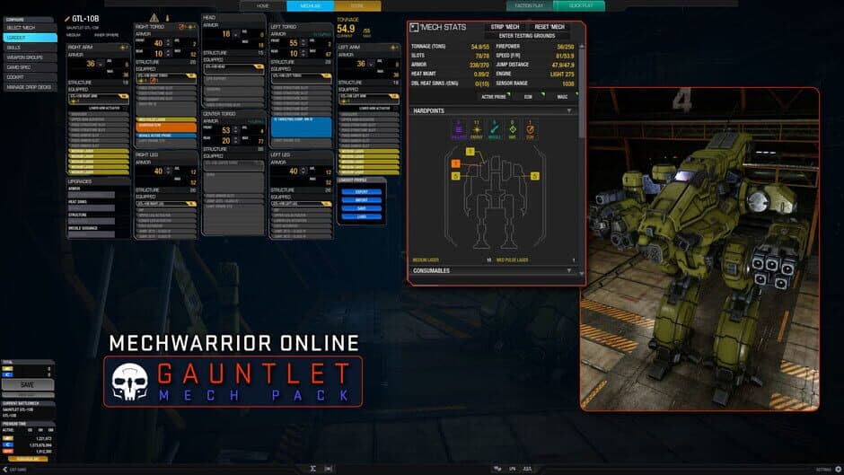 Скриншот 8 из MechWarrior Online: Gauntlet Mech Pack