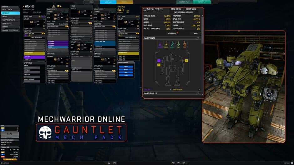 Скриншот 10 из MechWarrior Online: Gauntlet Mech Pack