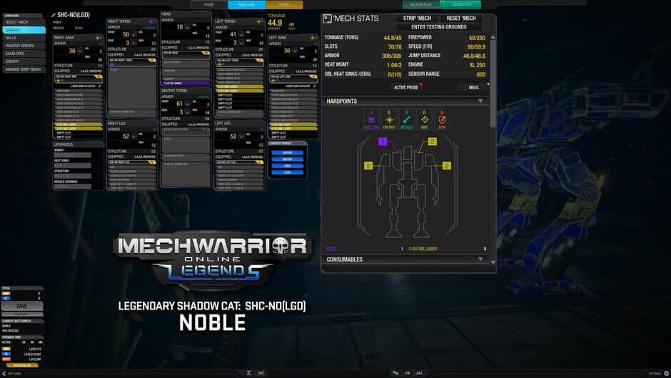 Скриншот 3 из MechWarrior Online: Noble Legendary Mech Pack