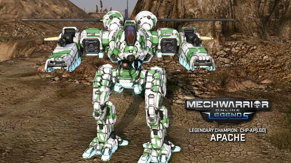 Скриншот 2 из MechWarrior Online: Apache Legendary Mech Pack