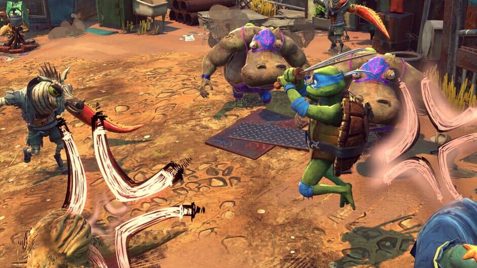 Скриншот 6 из Teenage Mutant Ninja Turtles: Mutants Unleashed - Fresh Meat Mission Pack