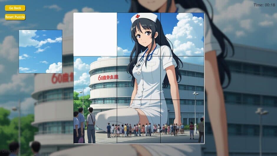 Скриншот 1 из Giantess Girls! Job Jigsaw Jamboree