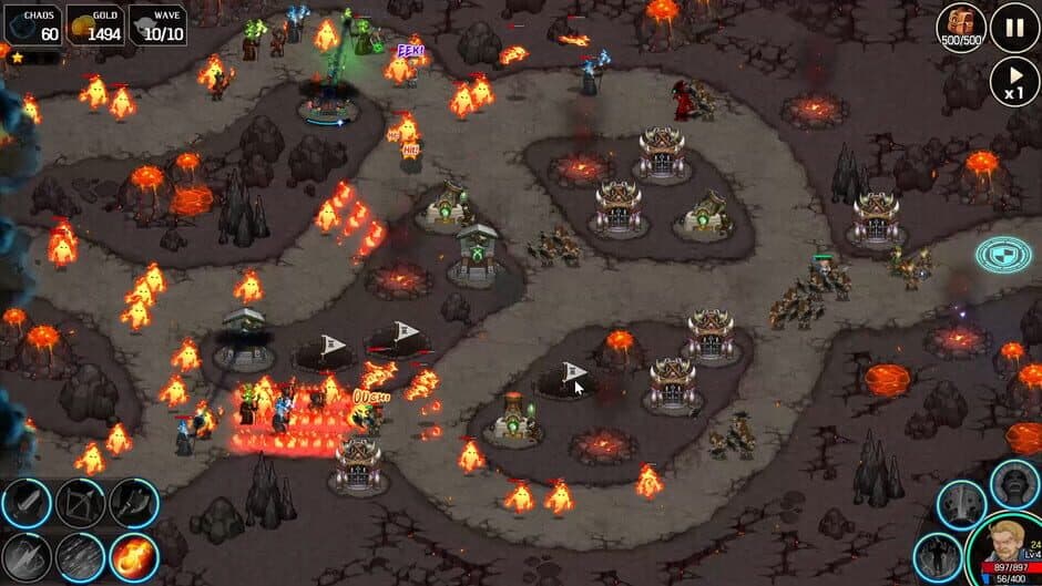 Скриншот 4 из Chaos Rush: Tower Defense