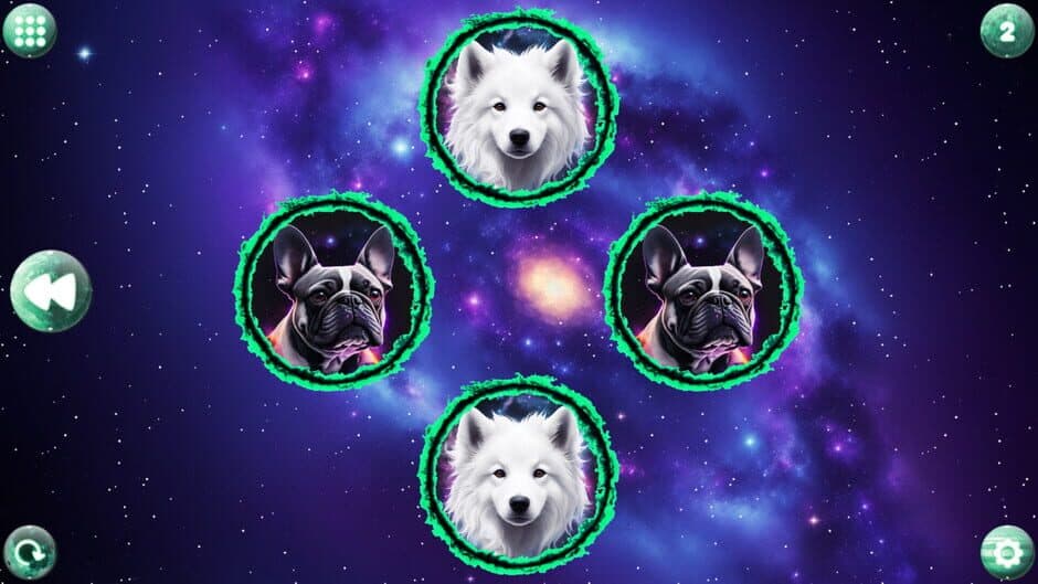 Скриншот 1 из Space Memory: Dogs