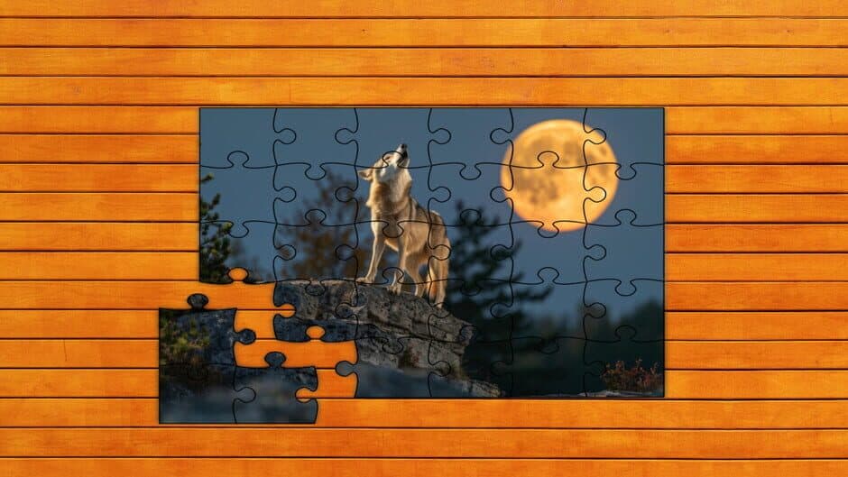 Скриншот 1 из Bear vs. Wolf Jigsaw Puzzle