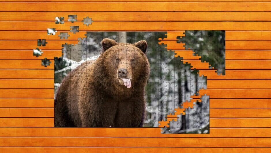 Скриншот 2 из Bear vs. Wolf Jigsaw Puzzle