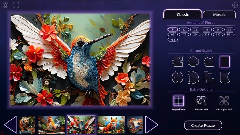 Скриншот 3 из Master of Pieces Jigsaw Puzzle: Beadwoven Beauty
