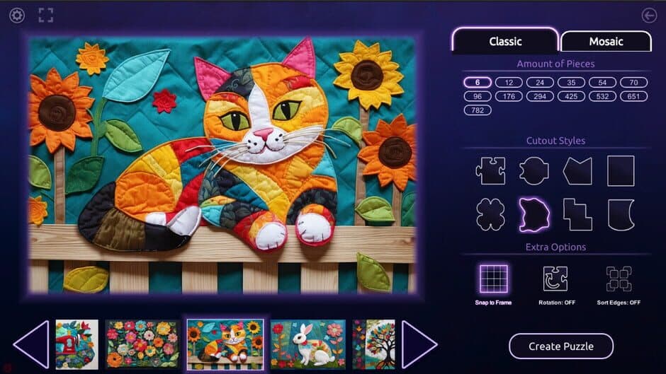 Скриншот 1 из Master of Pieces Jigsaw Puzzle: Patchwork Creations