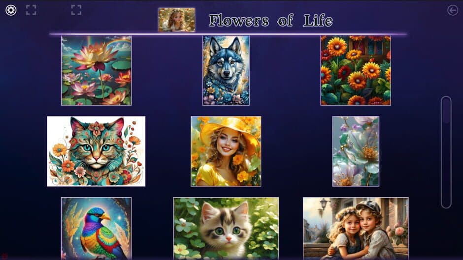 Скриншот 2 из Master of Pieces Jigsaw Puzzle: Flowers of Life