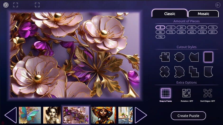 Скриншот 4 из Master of Pieces Jigsaw Puzzle: Flowers of Life
