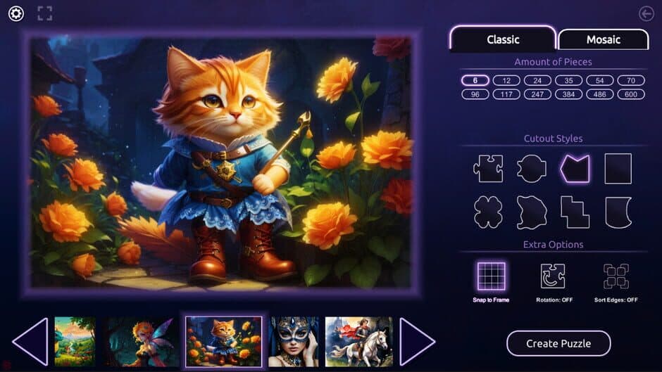 Скриншот 4 из Master of Pieces Jigsaw Puzzle: Fairy Tales