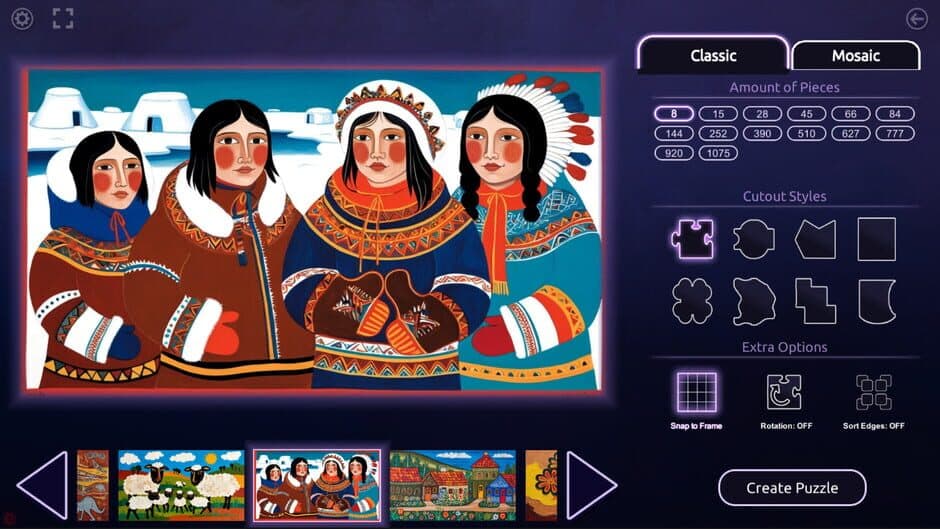 Скриншот 5 из Master of Pieces Jigsaw Puzzle: Folk-Art