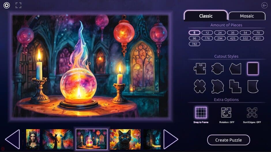 Скриншот 4 из Master of Pieces Jigsaw Puzzle: Haunted Lights