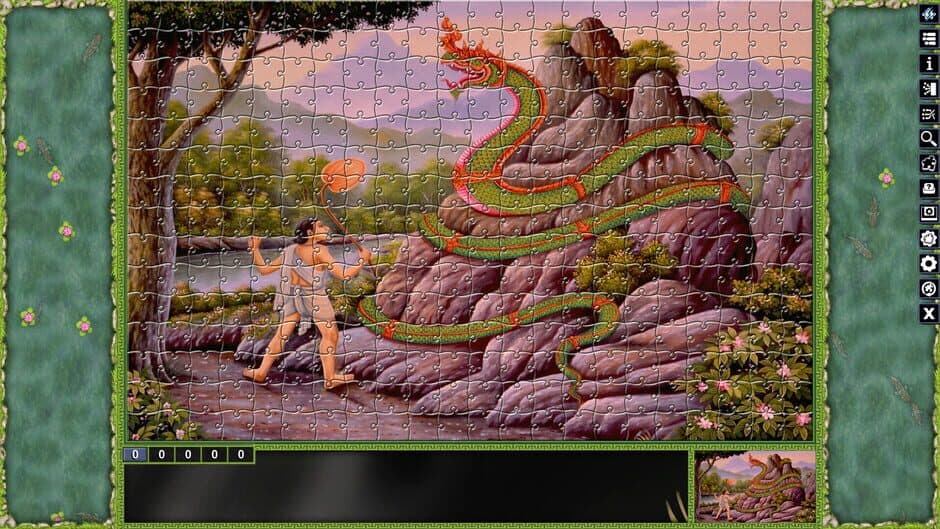 Скриншот 2 из Pixel Puzzles: Illustrations & Anime - Jigsaw Pack: Thai Paintings