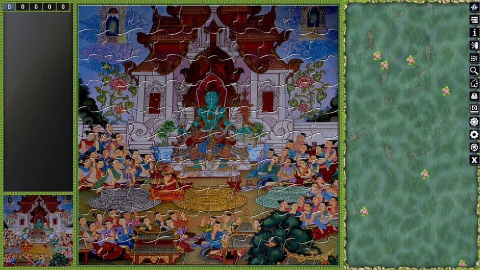 Скриншот 4 из Pixel Puzzles: Illustrations & Anime - Jigsaw Pack: Thai Paintings