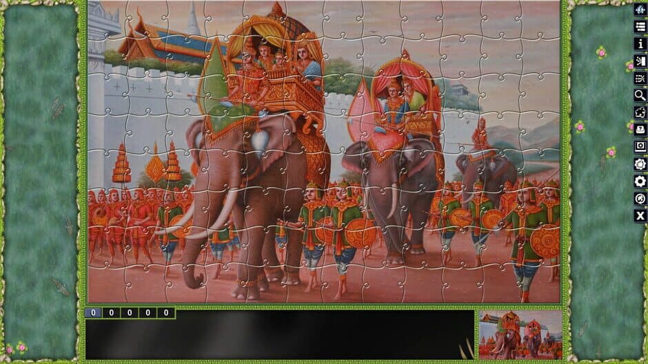 Скриншот 6 из Pixel Puzzles: Illustrations & Anime - Jigsaw Pack: Thai Paintings